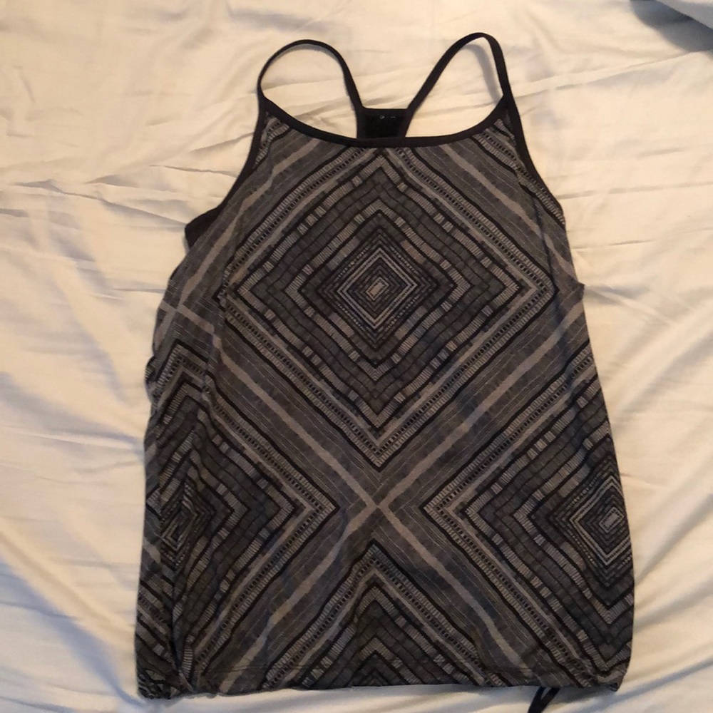 Fabletics Top Grey and Black Design Size S